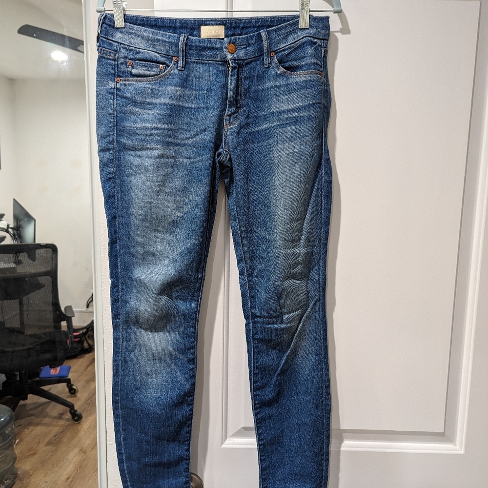 MOTHER The Looker Mid Rise Ankle Jeans - Rancho Diablo - Picture 4 of 7
